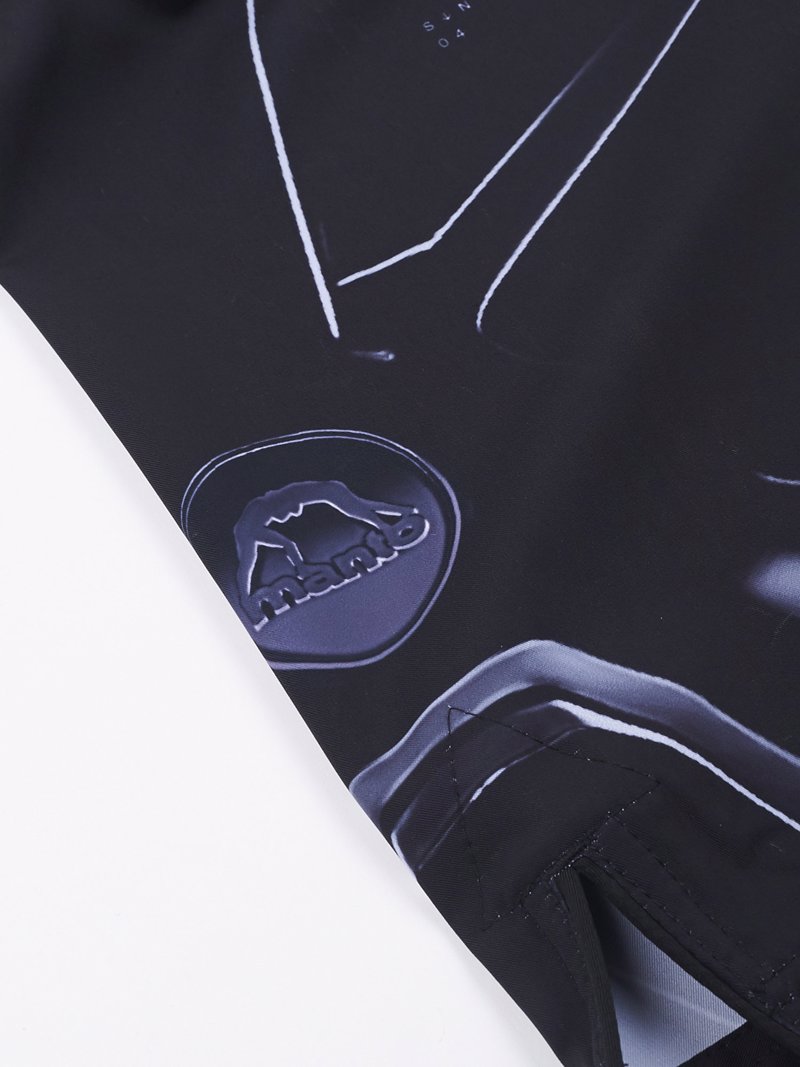 MANTO MACHINE FIGHT SHORTS-black
